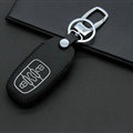 Cheap Genuine Leather Key Ring Auto Key Bags Smart for Audi R8 - Black